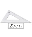 Cartabon liderpapel 20 cm plastico cristal