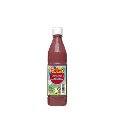 Tempera liquida jovi escolar 500 ml marron