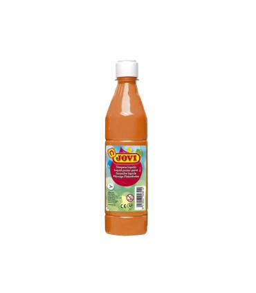 Tempera liquida jovi escolar 500 ml naranja