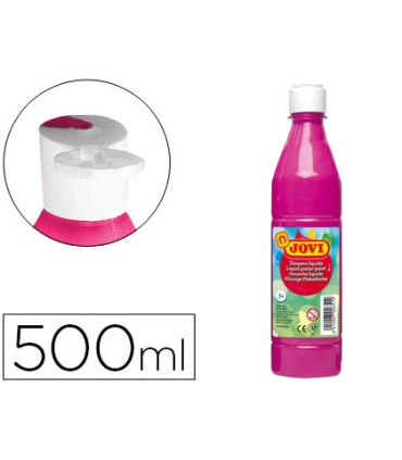 Tempera liquida jovi escolar 500 ml magenta