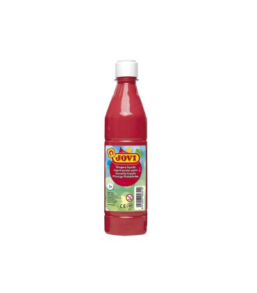 Tempera liquida jovi escolar 500 ml bermellon