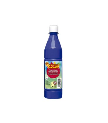 Tempera liquida jovi escolar 500 ml azul ultramar