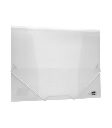 Carpeta liderpapel gomas solapas 34964 polipropileno din a4 transparente translucido