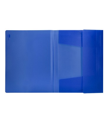 Carpeta liderpapel gomas solapas 34962 polipropileno din a4 azul translucido