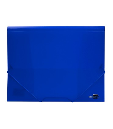 Carpeta liderpapel gomas solapas 34962 polipropileno din a4 azul translucido