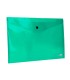 Carpeta liderpapel dossier broche 34043 polipropileno din a4 verde transparente 50 hojas