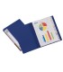 Carpeta liderpapel personaliza 37022 30 fundas polipropileno din a4 azul lomo personalizable