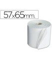 Rollo sumadora q-connect electro 57 mm ancho x 65 mm diametro copiativo con 2 hojassin bisfenol a