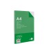 Recambio liderpapel a4 100 hojas 60g m2 cuadro 4 mm con margen 16 taladros