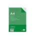 Recambio liderpapel a4 100 hojas 60g m2 cuadro 4 mm con margen 16 taladros