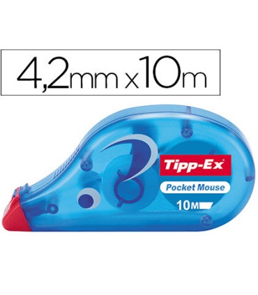 Corrector tipp ex cinta pocket mouse 42 mm x 10 mt