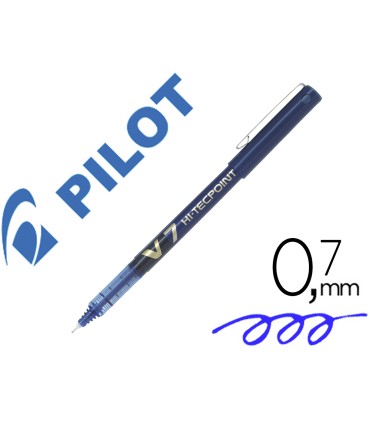 Rotulador pilot punta aguja v 7 azul 07 mm