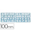 Plantilla liderpapel rotulacion 1800 letras y numeros 100 mm