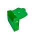 Caja archivo definitivo plastico liderpapel verde 360x260x100 mm