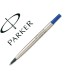 Recambio rotulador roller parker 05 azul