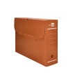 Caja archivo definitivo plastico liderpapel marron 360x260x100 mm