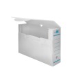 Caja archivo definitivo plastico liderpapel blanco 360x260x100 mm