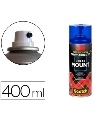 Pegamento 3m spray mount adhesivo reposicionable bote de 400 ml