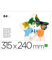 Bloc trabajos manuales liderpapel multiple 240x315mm 84 hojas colores surtidos