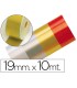 Cinta fantasia 10 mt x 19 mm oro