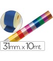 Cinta fantasia 10 mt x 31 mm azul