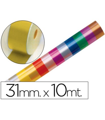 Cinta fantasia 10 mt x 31 mm oro