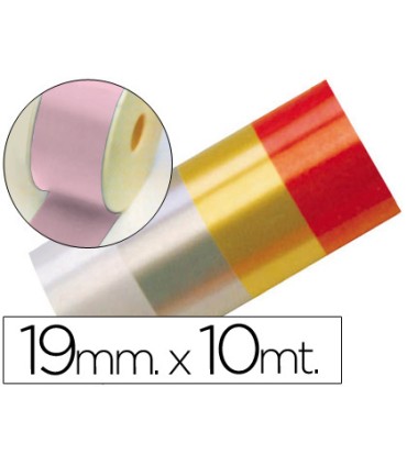 Cinta fantasia 10 mt x 19 mm rosa