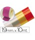 Cinta fantasia 10 mt x 19 mm fucsia