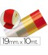 Cinta fantasia 10 mt x 19 mm rojo