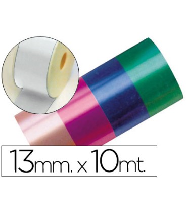 Cinta fantasia 10 mt x 13 mm blanco