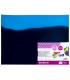 Cartulina liderpapel 50x65 cm 235g m2 metalizada azul