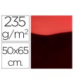 Cartulina liderpapel 50x65 cm 235g/m2 metalizada rojo