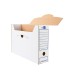 Caja archivo definitivo liderpapel ecouse carton 100 reciclado 106 listados de ordenador 430x316x116mm 325g m2