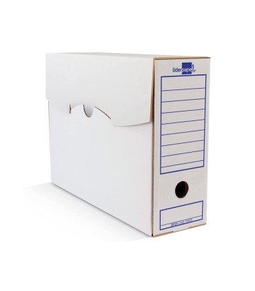 Caja archivo definitivo liderpapel ecouse carton 100 reciclado 106 listados de ordenador 430x316x116mm 325g m2