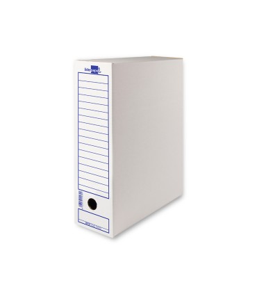 Caja archivo definitivo liderpapel ecouse carton 100 reciclado 103 cuarto 278x213x105mm 325g m2