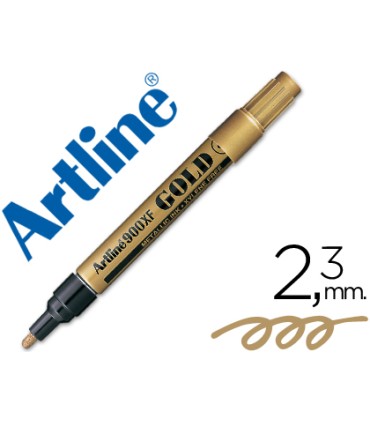 Rotulador artline marcador permanente tinta metalica ek 900 oro punta redonda 23 mm