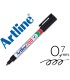 Rotulador artline marcador permanente ek 700 negro punta redonda 07 mm papel metal y cristal