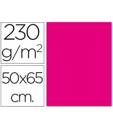 Cartulina fluorescente magenta 50x65 cm 230 gr