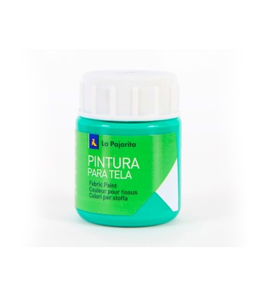 Pintura para tela la pajarita verde esmeralda 25 ml