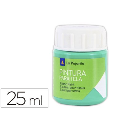 Pintura para tela la pajarita verde esmeralda 25 ml