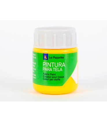 Pintura para tela la pajarita amarillo real 25 ml