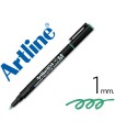 Rotulador artline retroproyeccion punta fibra permanente ek-854 verde -punta redonda 1 mm