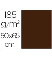 Cartulina guarro marron chocolate 50x65 cm 185 gr