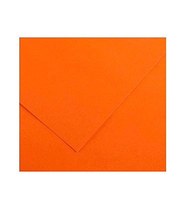 Cartulina guarro naranja 50x65 cm 185 gr