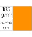 Cartulina guarro naranja 50x65 cm 185 gr