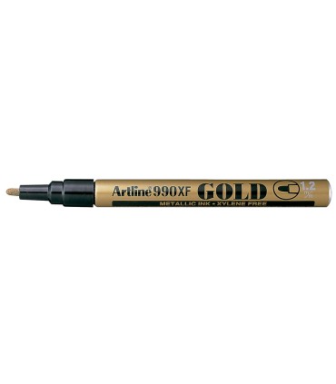 Rotulador artline marcador permanente punta metalica ek 990 oro punta redonda 12 mm