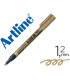 Rotulador artline marcador permanente punta metalica ek 990 oro punta redonda 12 mm