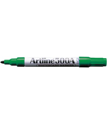 Rotulador artline pizarra ek 500 verde punta redonda 2 mm recargable