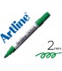 Rotulador artline pizarra ek 500 verde punta redonda 2 mm recargable