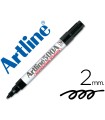 Rotulador artline pizarra ek-500 negro punta redonda 2 mm recargable